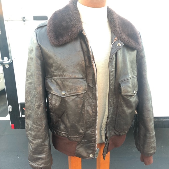 sears leather jacket